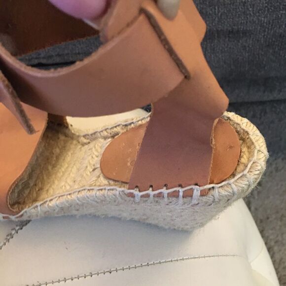 PICON GENUINE LEATHER WEDGE ESPADRILLE - Picture 2 of 8